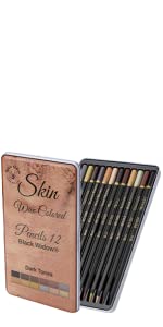 dark skin tones pencils set thumbnail